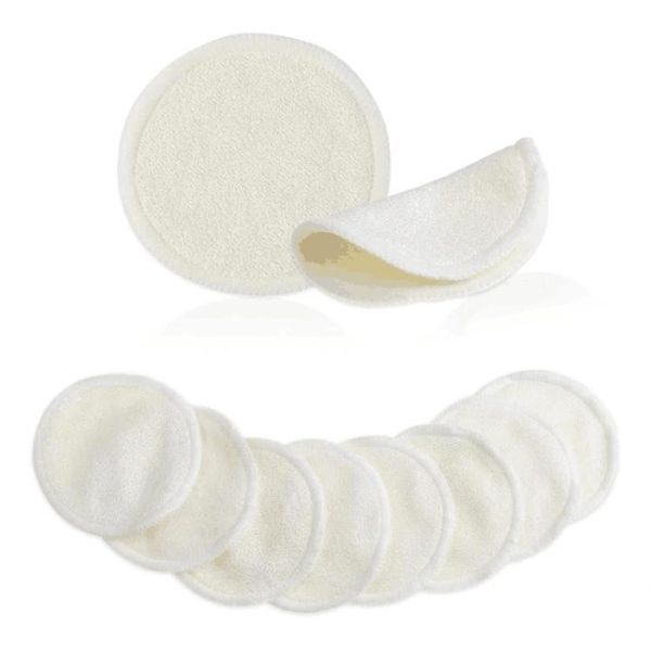 Bamboo Fiber Makeup Remover Pad Velvet Bamboo Make up Cotton Soft Dirt Resistant Washable Reusable Scrubber Beauty Cleaning Tool SN4399