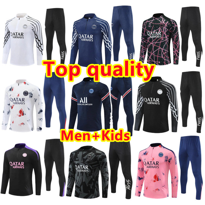 2025 Pps GG Paris training chandal 21 22 23 24 25 26 survetement tuta retro futbol ES tracksuits Soccer football tracksuit kid men kids kit