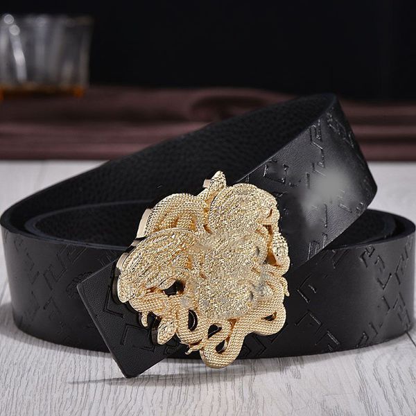 Designer VersageBelt Men Ceinture Mens Cinturão Uomo Beauty Head Busine
