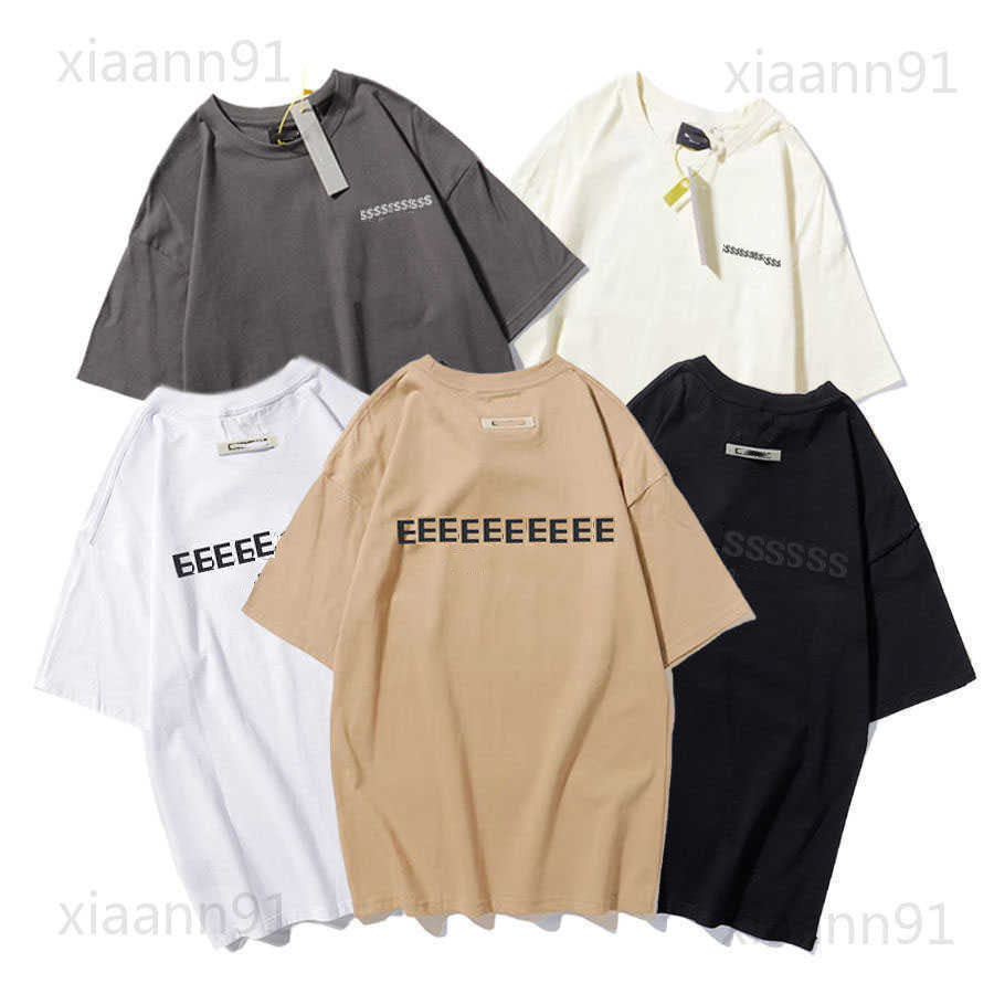 Designer fashion essential t shirt Print letter mens women essentialsas t shirt Summer Casual Luxury Clothing graphic tee loose cotton tshirt sweats