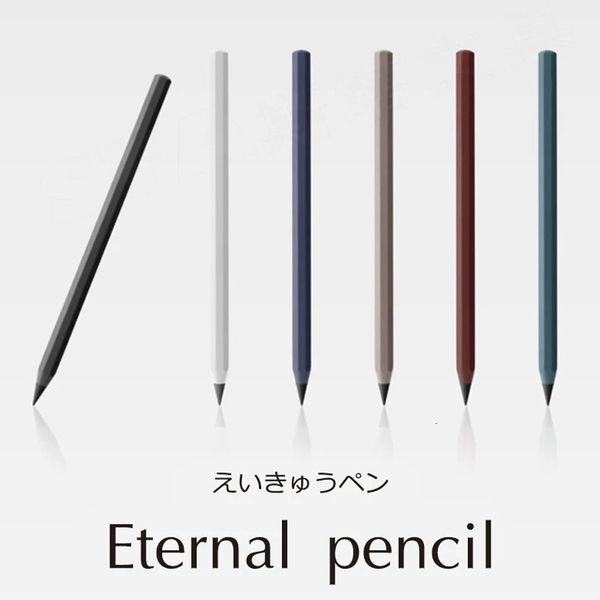 Metal Eternal No Ink Pen Magic Pencils Technology Unlimited Writing Painting Supplies Novelty Gifts Stationery 241120