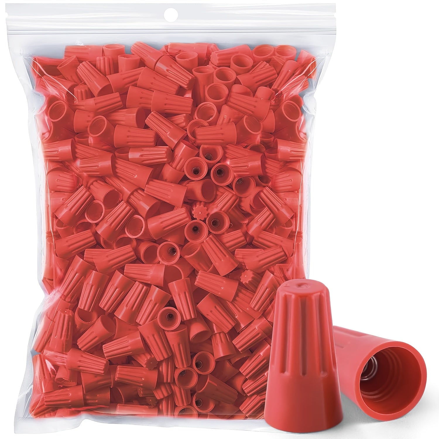 TEMU 600pcs Wire Connectors Nuts 18-16 Awg Electric Wire Caps Insulating Insert Twist Electrical Wire Connectors Orange Wire Assortment Quick