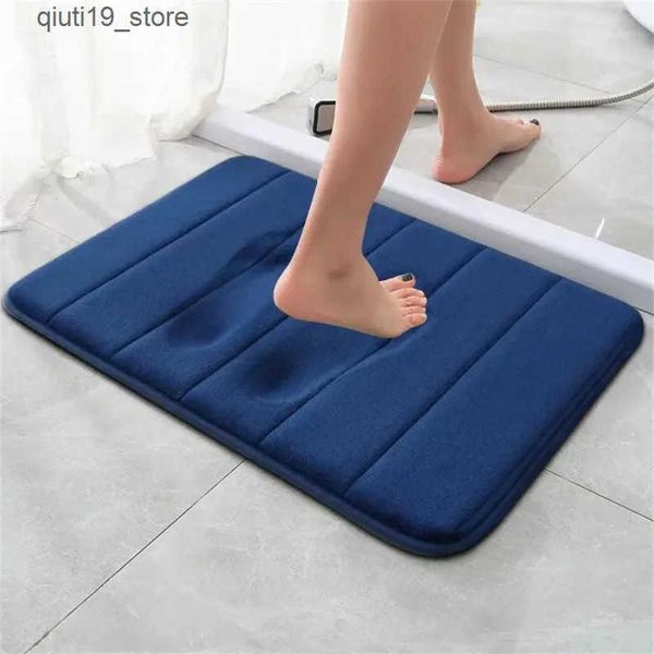 Bath Mats Super absorbent bathroom mat Non slip shower bathroom Quick drying carpet Soft memory foam floor mat Toilet floor Shower carpet Ho
