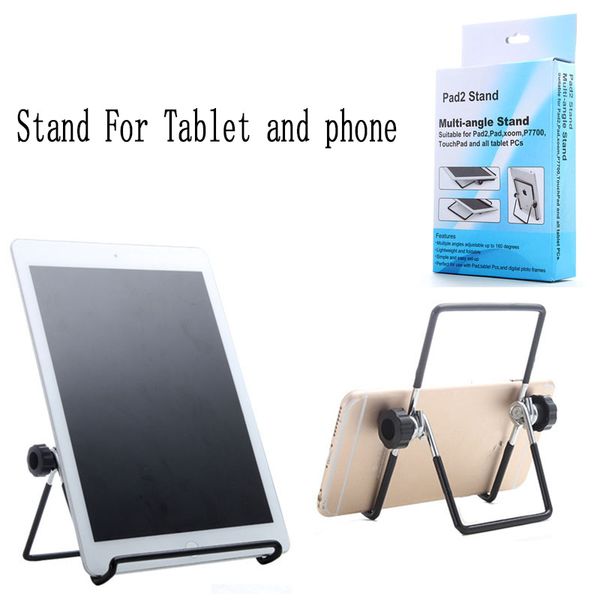 Universal Metal Tablet Holder for IPad sam-sung Holder Tablet Stand Mount Foldable Desk Flexible Phone Stand for IPhone Xiaomi