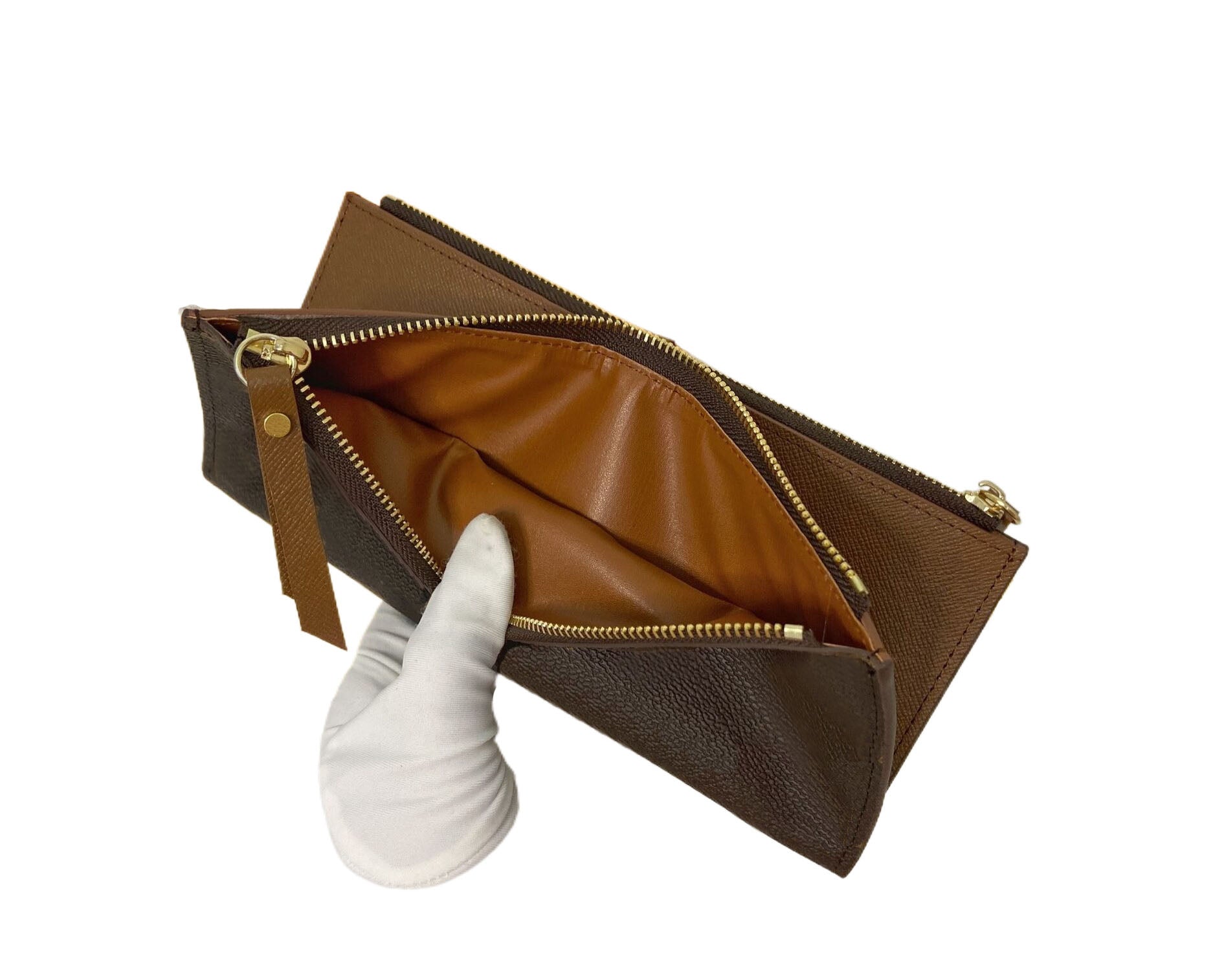 Women&#039;s Designer Wallets Classic Adele Double Bag Style Purse Premium Quality Flowers & Letters Long Card Holders Fashion Stylist Small Clutch