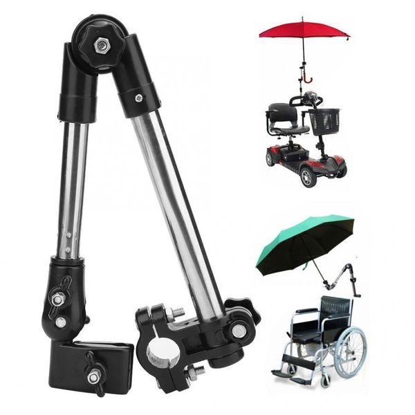 Other Health Beauty Items Wheelchair Stroller Bicycle Umbrella Attachment Handle Bar Holder Clamp Supporter Connector Wheel chair Accessorie