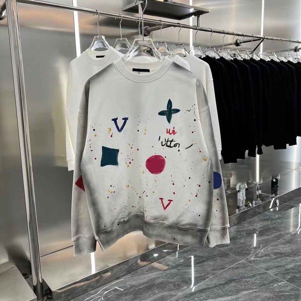 Designer hoodie sweater a for Mens O neck litter heart Luxury Sweatshirts Pattern embroidery pullover sweater fashionable sportswear casual