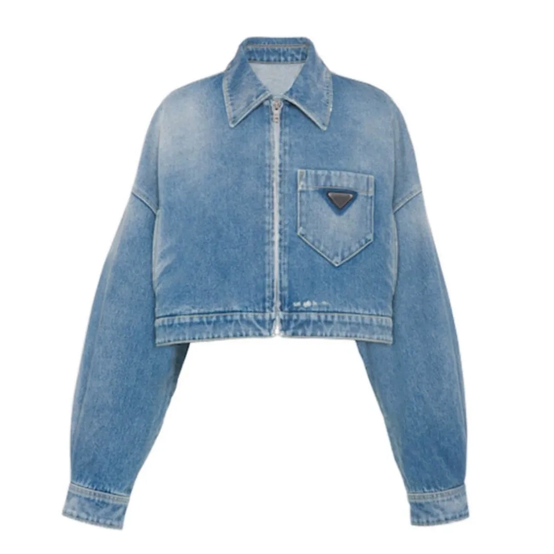 Designer Nylon Jackets Tops Women&#039;s Denim Jackets Ladies Black Waisted Slim Hooded Coats Outdoor Casual Trench Hooded Windbreaker Clothing Jack