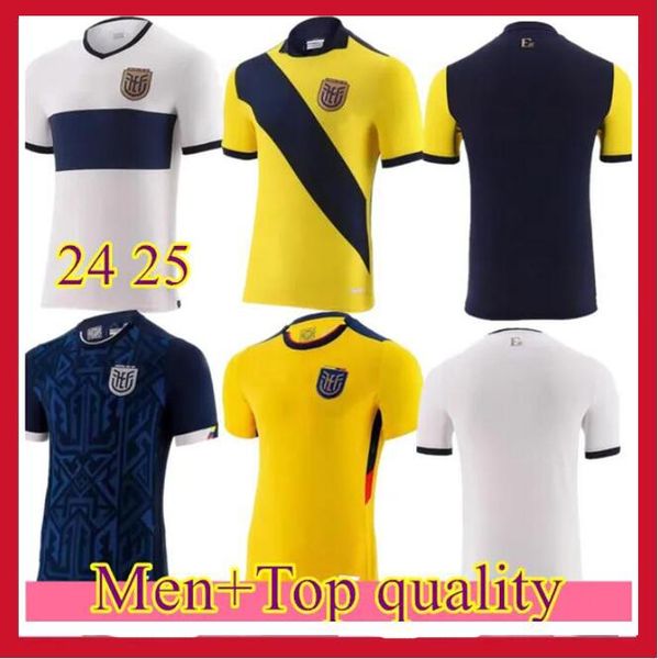 2024 Ecuador Jerseys ESTUPINAN PLATA Mens kids Soccer Jerseys kit 2425 MARTINEZ CENTRAL IBARRA PALACIOS M. CAICEDO Home Away 3rd Shirts