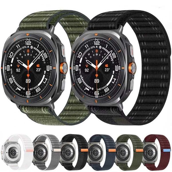 Hot Sale Wave Textu nylon strap 47mm breathable replacement wristband suitable for Galaxy Wah tra accessories T241115