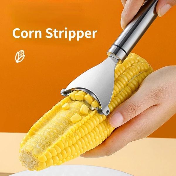 UPS Stainless Steel Corn Stripper Corns Tools Threshing Corn Thresher Peeler Kerneler Fruit Vegetable Kitchen Gadgets