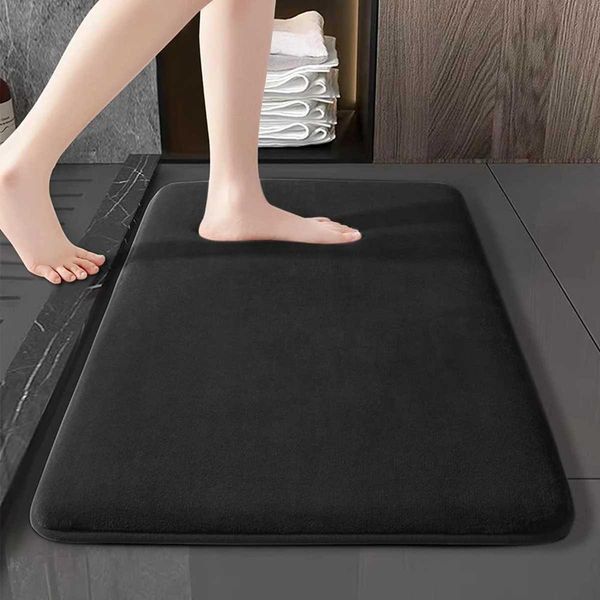 Absorbent Floor Mat Non Slip Bath Mat Anti Slip Coral Velvet Bathroom Floor Mat Door Mat Home DecorationXJ240807