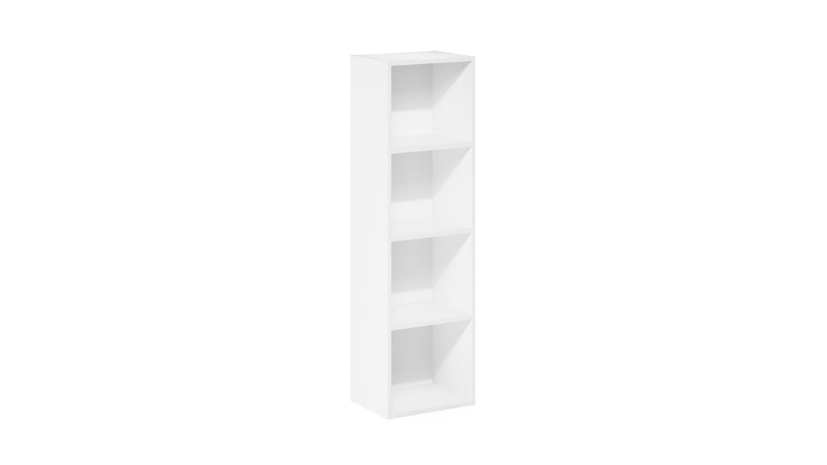 Trio Supply House Pasir 5-Tier Open Shelf Bookcase White