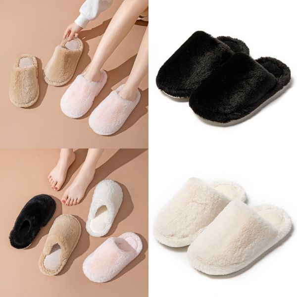 Designer Women&#039;s Slippers House Slipper For Women Fur Sandals Luxury Wool Fuzzy Slides indoor office casual Furry Flat Sandal Fluffy fl