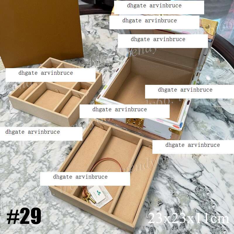 home garden trunk cases box trolley luggage suitcase customiz pattern flowerfullbag Premium Exquisite Storage Bag Case for Watches Jewelry Box Watch