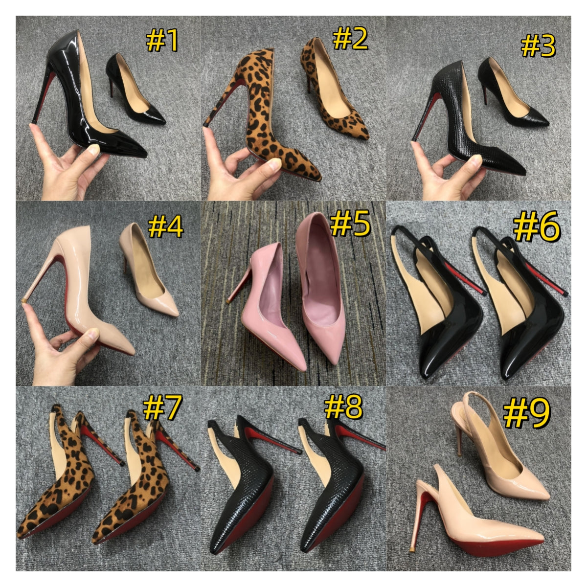 New Fashion Shoes dress shoes leather sandals shoes women slingback pumps luxury footwear women high heels party wedding #29763
