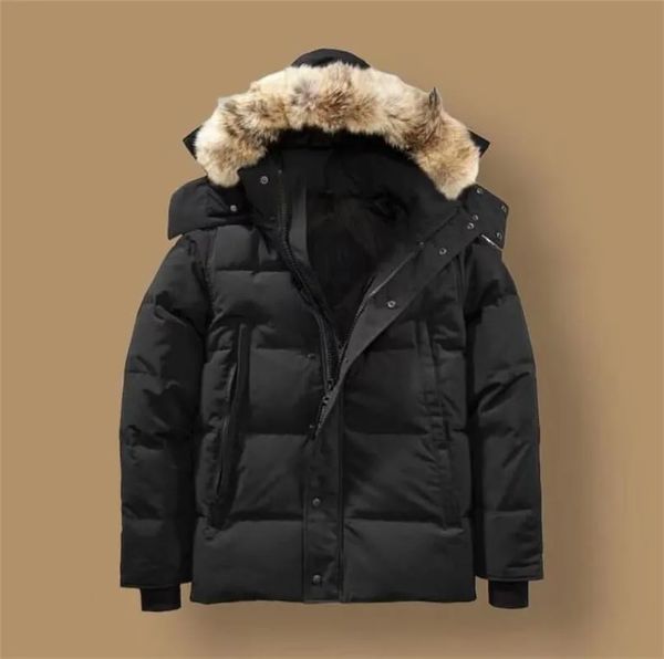 Mens Jackets Homme Outdoor Winter Jassen Outerwear Big Fur Hooded Fourrure Manteau Down Jacket Coat Hiver Parka Doudoune Size CANADA XS-3XL