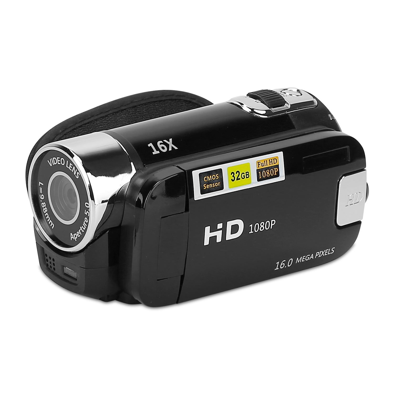 iNova™ 1080p Video Camera with 2.7" Display - Video Camera - Black
