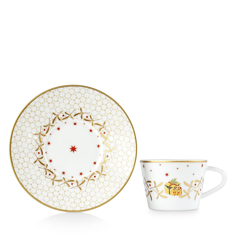 Bernardaud Noel Blanc Tea Saucer