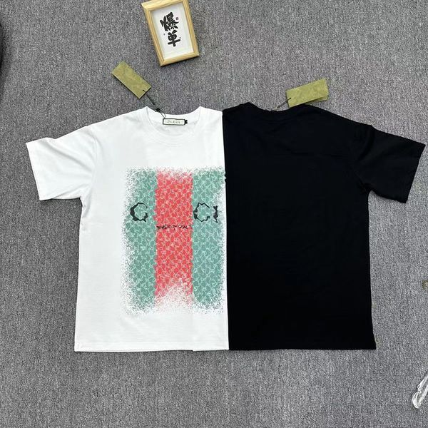 6 Men&#039;s and women&#039;s all-cotton breathable and comfortable T-shirt lovers Short sleeve advanced fabric designer sportswear clothing