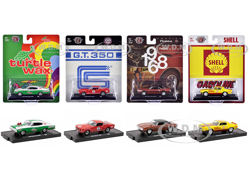 "Auto-Drivers" Set of 4 pieces in Blister Packs Release 110 Limited Edition to 9600 pieces Worldwide 164 Diecast Model Cars by M2 Machines