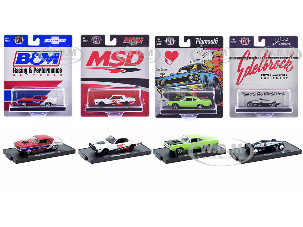 "Auto-Drivers" Set of 4 pieces in Blister Packs Release 121 Limited Edition to 9450 pieces Worldwide 164 Diecast Model Cars by M2 Machines