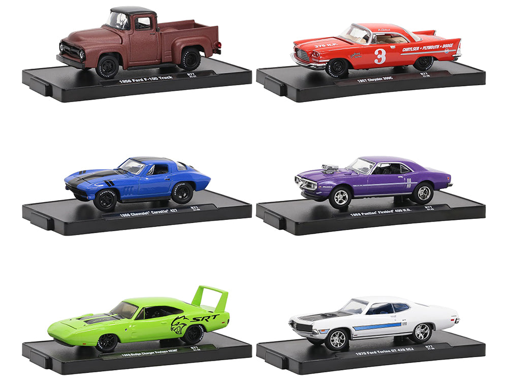 "Auto-Drivers" Set of 6 pieces in Blister Packs Release 77 Limited Edition to 9600 pieces Worldwide 164 Diecast Model Cars by M2 Machines