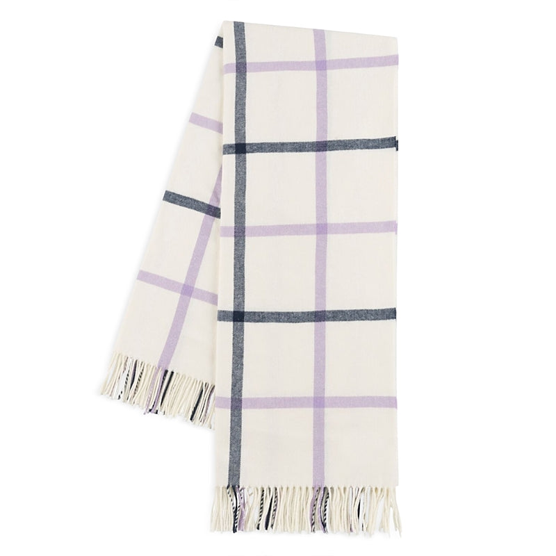 Lands Downunder Plaid Cotton Blend Throw