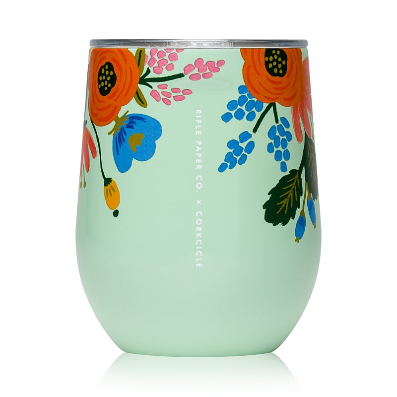 Corkcicle Lively Floral Stemless Wine Cup