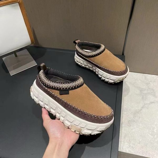 designer shoes Goldenstar sandals for men australia Summer Cowhide slippers Beach Cross Slides Women Tasman Fall Mustard Seed Driftwood Ches