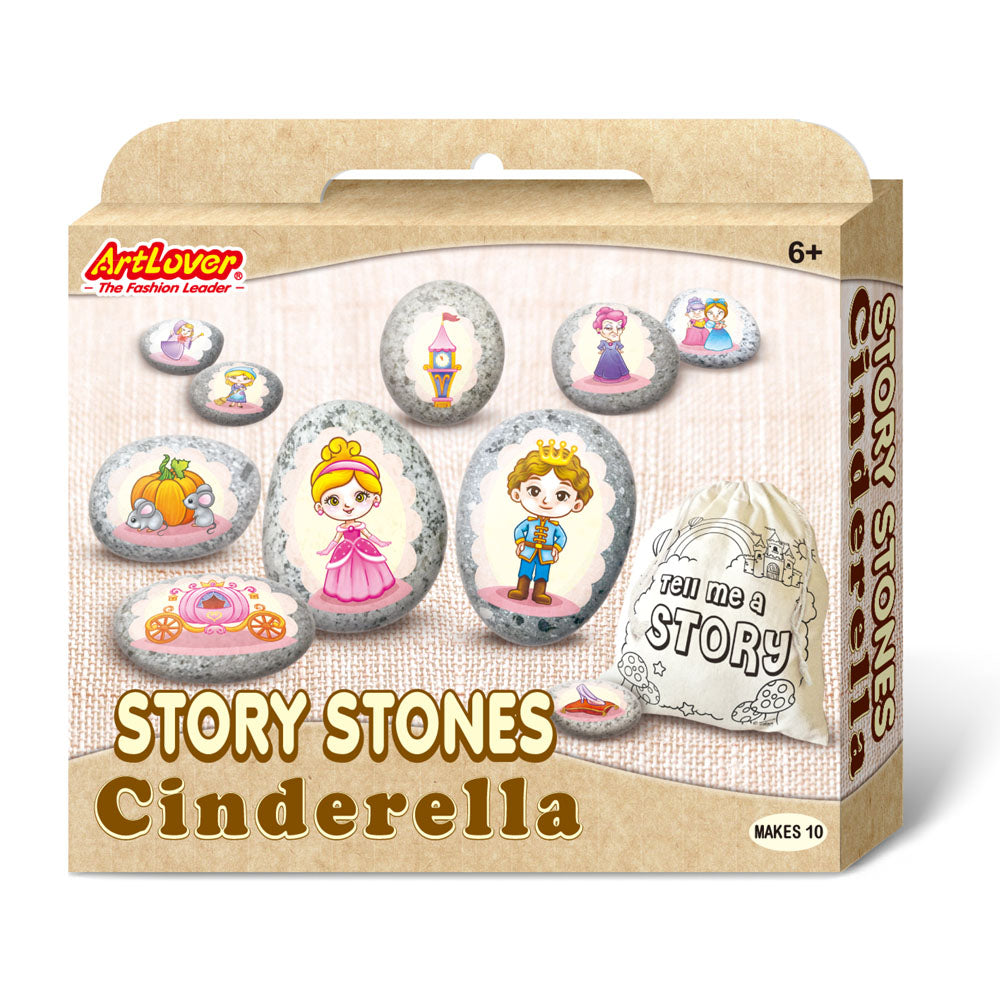 ArtLover® Story Stones Craft Kit - Cinderella