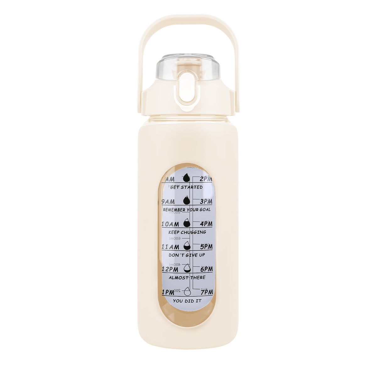 NewHome™ 32-64-Ounce Time Marker Water Bottle -  NewHome Time Marker Water Bottle 32 W