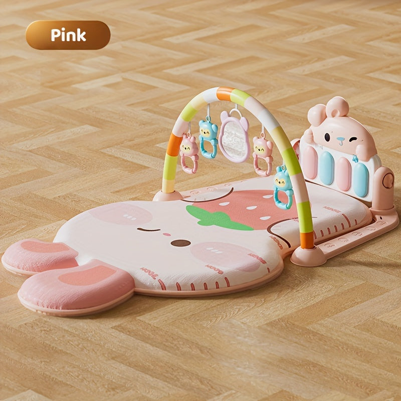 TEMU Musical Baby Gyms Play Mats Musical Activity Mat Piano Baby Play Gym Tummy Time Padded Mat For Baby Newborn Toddler Infants