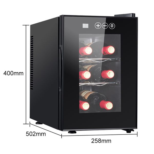 Thermostatic Wine Cabinet Vibration-free Wine Refrigerator Cigar Cabinet Humidor Electric Cooler Refrigerator Cigar Humidor