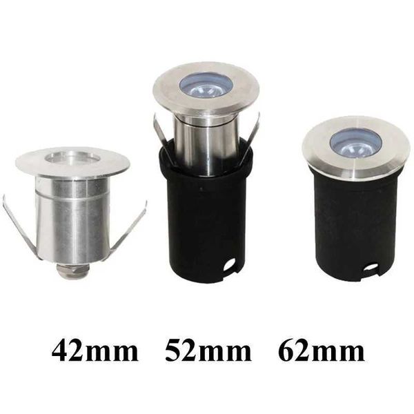 Outdoor led focus recessed spotlight IP67 1W 3W Waterproof LED Deck Step Stair Underground ground Garden Light Wall Floor Lamp CL240813