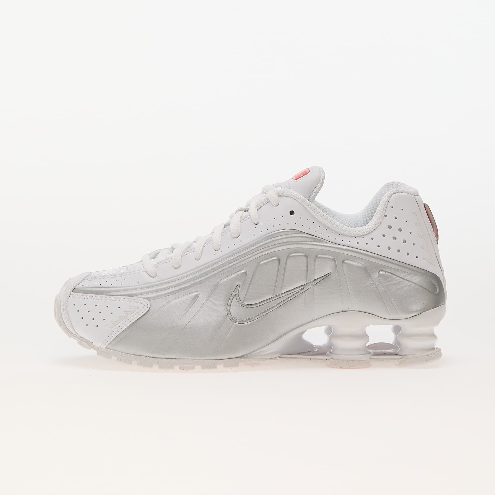 Sneakers Nike W Shox R4 White- White-Metallic Silver-Max Orange EUR 45.5