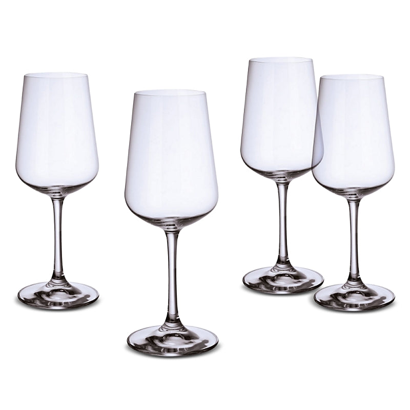 Villeroy & Boch Ovid White Wine Glasses, Set of 4