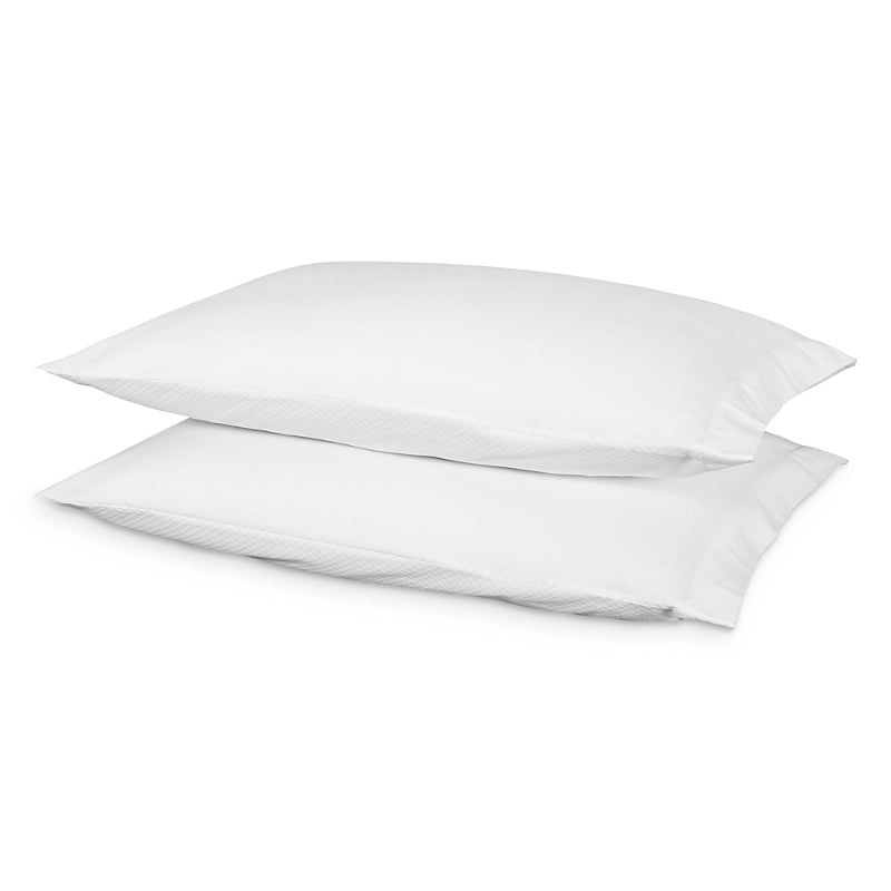 Frette Checkered Sateen King Pillowcase, Pair