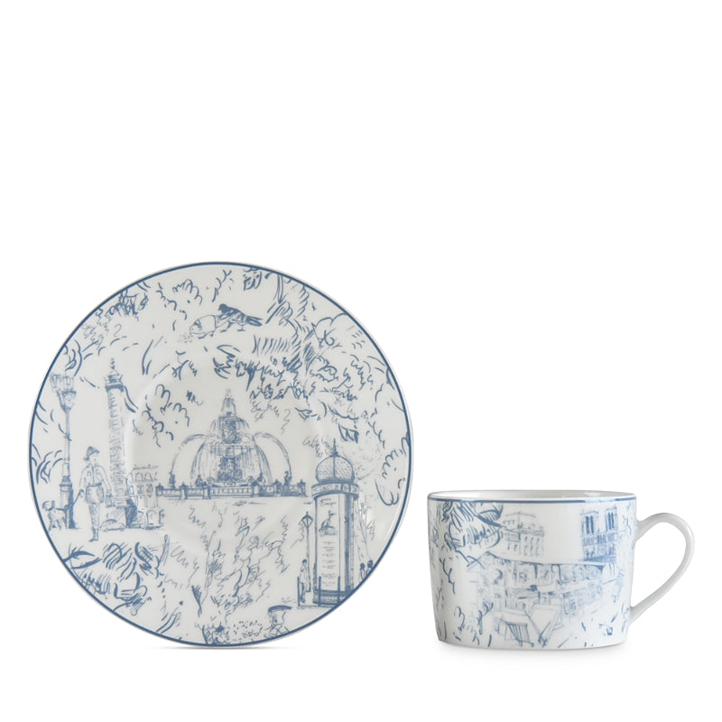 Bernardaud Tout Paris Tea Saucer