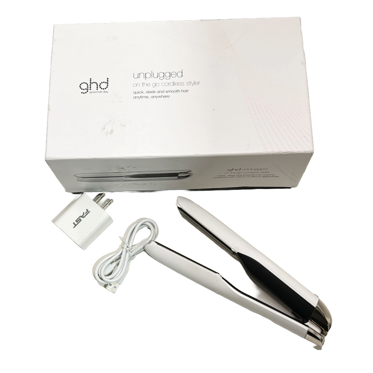 ghd® Unplugged Styler Cordless Flat Iron Hair Straightener - ghd Unplugged Styler - White
