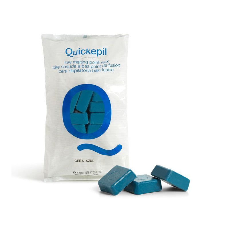 Quickepil Hard Wax Hair Removal Without Strips 1 Kg Blue