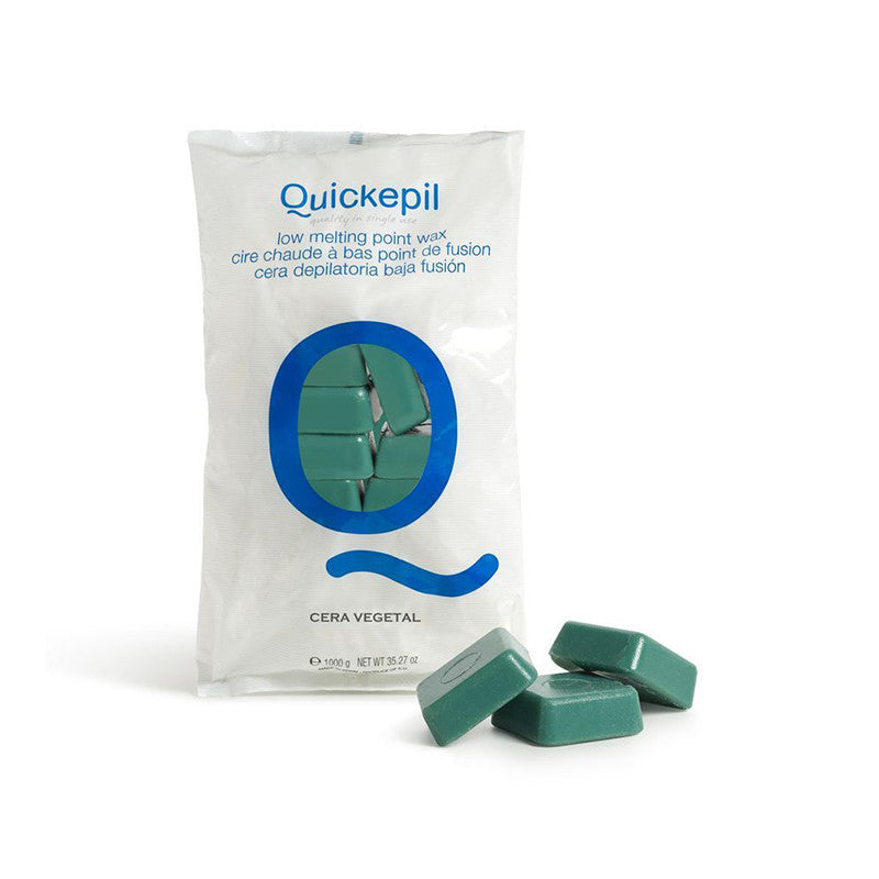 Depilatory Wax Quickepil Streak-Free Hair Removal Gel 1kg Green