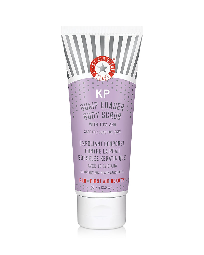First Aid Beauty Kp Bump Eraser Body Scrub with 10% Aha - Body Exfoliant for Keratosis Pilaris 2 oz.