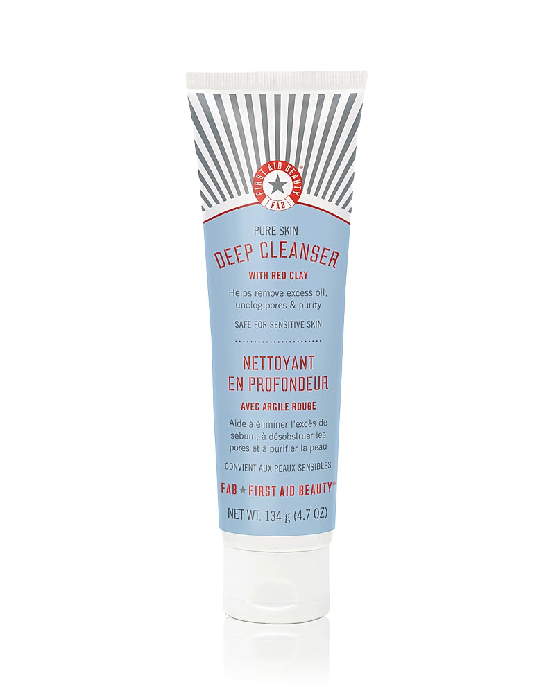 First Aid Beauty Pure Skin Deep Cleanser with Red Clay 4.7 oz.