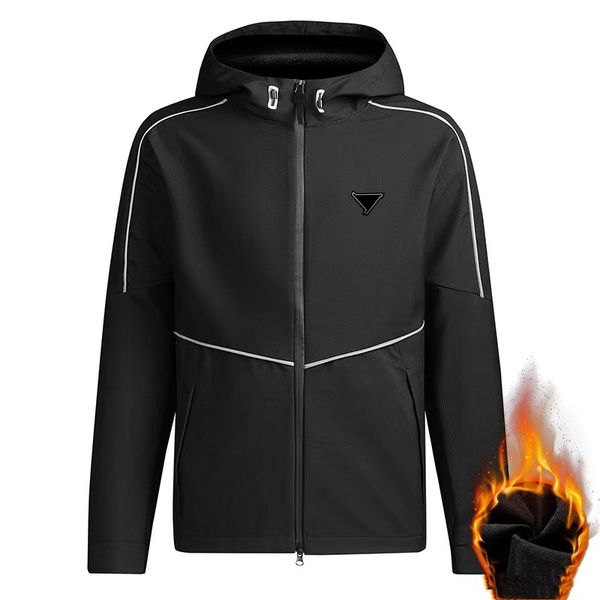 Designer Men&#039;s Jacket Windbreaker Zipper Outdoor Sports Coat Autumn-Winter New Multi functional Loose Warm Hoodie Fashion Collar Long s