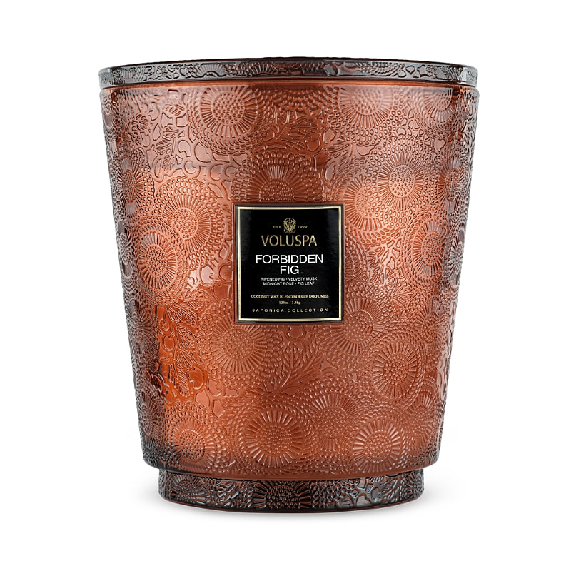 Voluspa Forbidden Fig Five Wick Hearth Candle, 123 oz.
