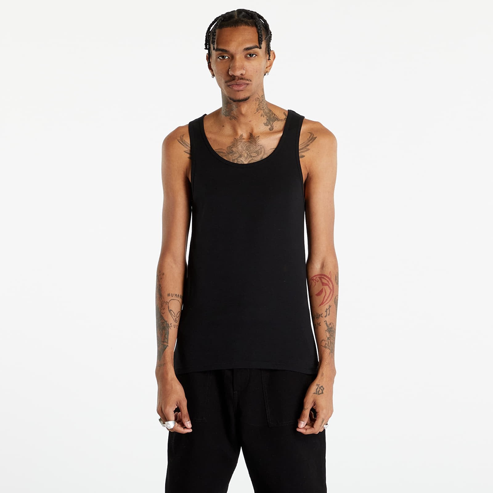 Urban Classics 2-Pack Seamless Tanktop Black S