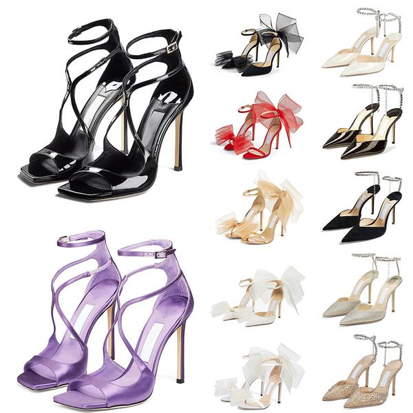 Top Quality Pumps Dress Shoes Sandals Designer London Pearl Elegant Bridal High Heels Platform Leather Suede Golden Black White Beige Weddin