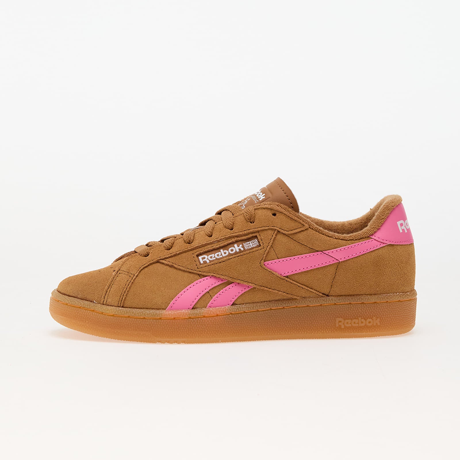 Sneakers Reebok Club C Grounds Uk Wild Brown- Gum 7- True Pink EUR 36