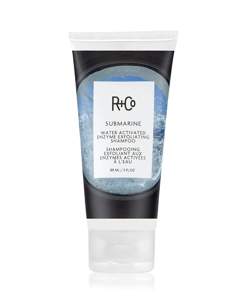 R and Co Submarine Water Activated Enzyme Exfoliating Shampoo 3 oz.